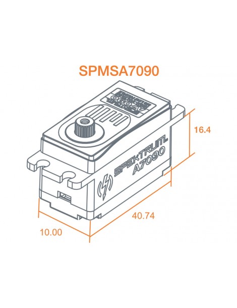 Spektrum servo A7090 18kg.cm 0.068s/60 n zké BL M