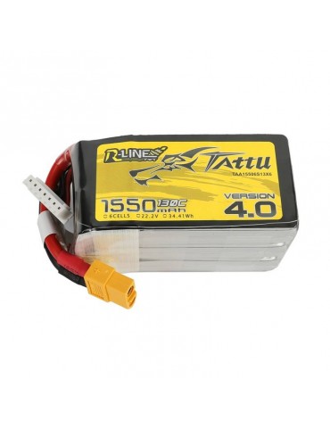 Akumuliatorius Tattu R-Line 4.0 1550mAh 22.2V 130C 6S1P XT60