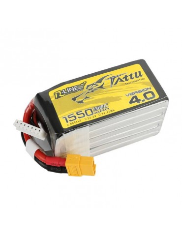 Akumuliatorius Tattu R-Line 4.0 1550mAh 22.2V 130C 6S1P XT60