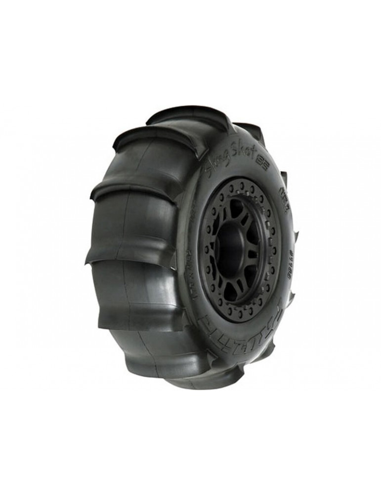 Pro-Line Wheels 2.2/3.0", Sling Shot Tires, SC H12 Wheels (2)