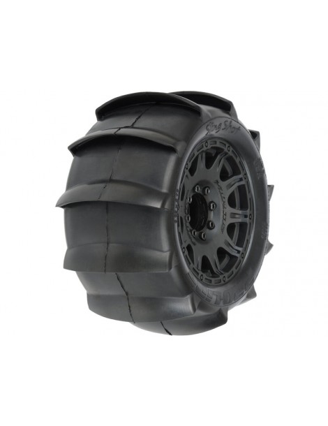 Pro-Line Wheels 3.8", Sling Shot Tires, Raid H17 Wheels (2)