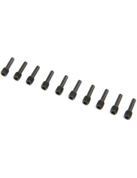 Losi Driveshaft Screw Pin, M5x16mm, Steel (10): SBR/SRR