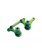 Traxxas Steering bellcranks, drag link (green-anodized T6 aluminum)