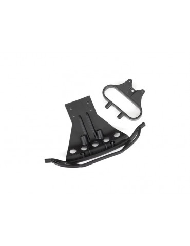 Traxxas Bumper, front/ bumper mount (fits 2WD Slash) (for LED light kit)