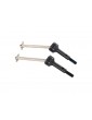 Traxxas Driveshafts, steel, CVD front (2)/ rear (2)