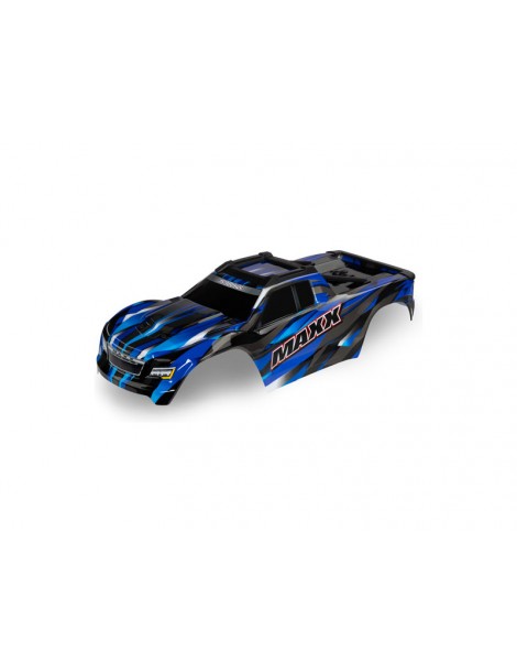 Traxxas Body, Maxx, blue (painted, decals applied) (for 352mm wheelbase)