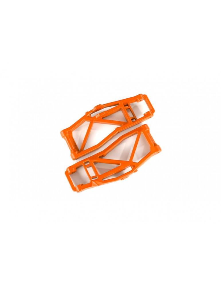 Traxxas Suspension arms, lower, orange (2) (for WideMaxx)