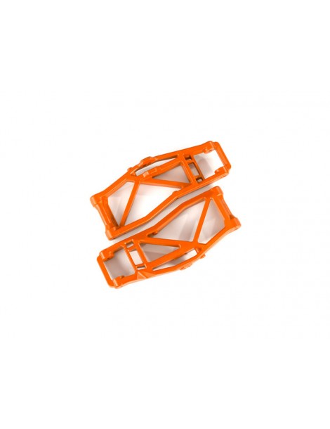 Traxxas Suspension arms, lower, orange (2) (for WideMaxx)