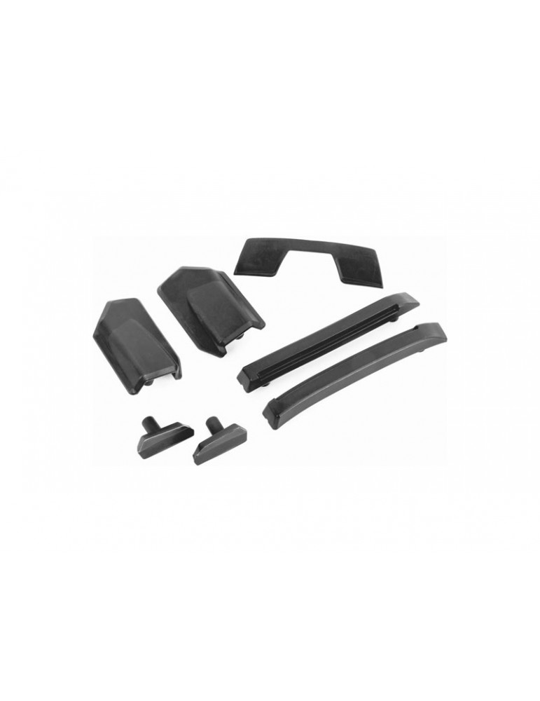 Traxxas Body reinforcement set, black/ skid pads (roof) (fits 9511 body)