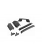 Traxxas Body reinforcement set, black/ skid pads (roof) (fits 9511 body)