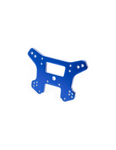 Traxxas Shock tower, front, 6061-T6 aluminum (blue-anodized)