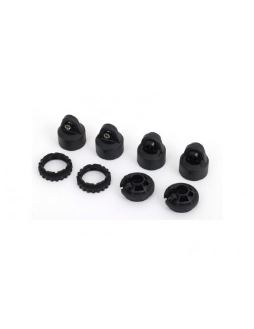 Traxxas Shock caps, GT-Maxx shocks (2)/ spring perch/ adjusters (2) (for 2 shocks) (for Sledge)