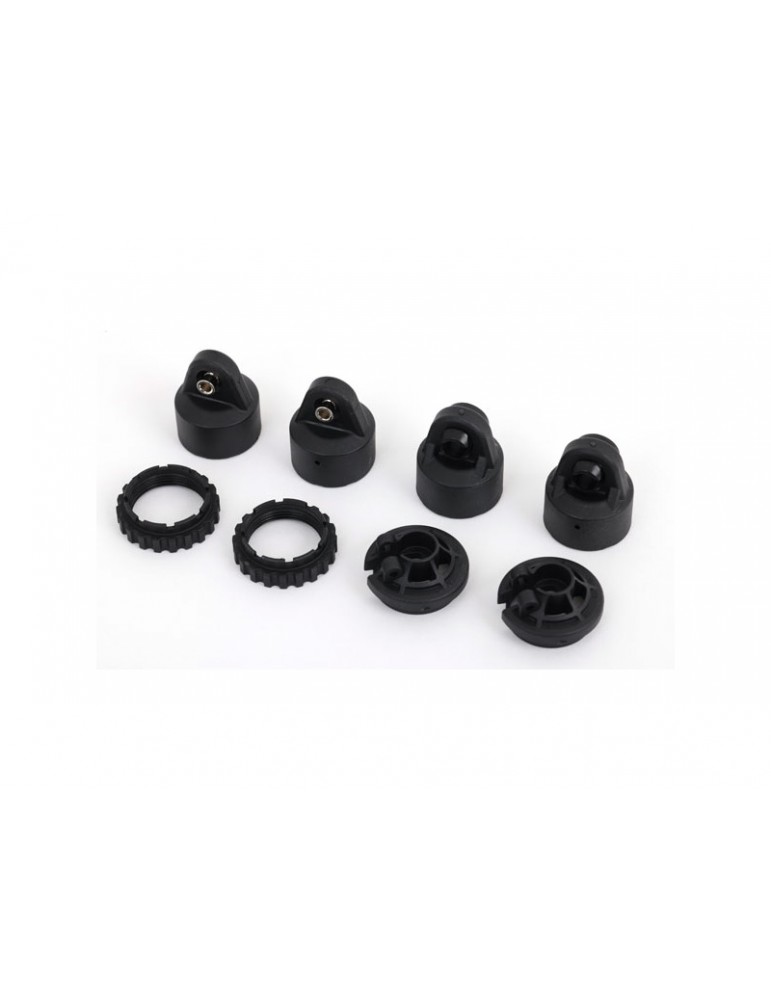 Traxxas Shock caps, GT-Maxx shocks (2)/ spring perch/ adjusters (2) (for 2 shocks) (for Sledge)