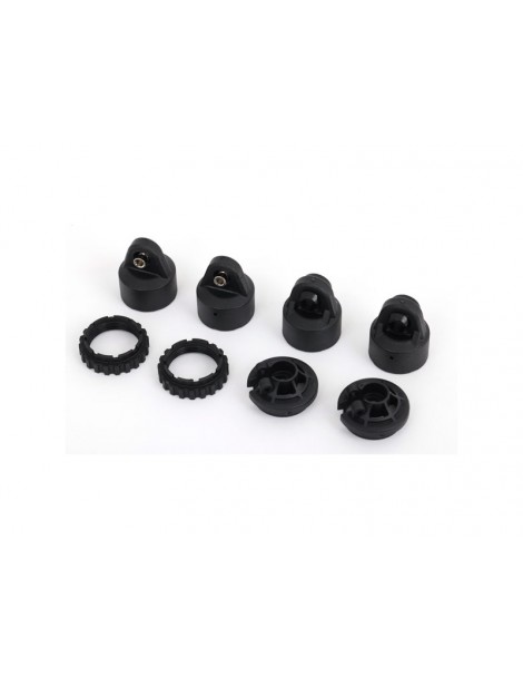 Traxxas Shock caps, GT-Maxx shocks (2)/ spring perch/ adjusters (2) (for 2 shocks) (for Sledge)