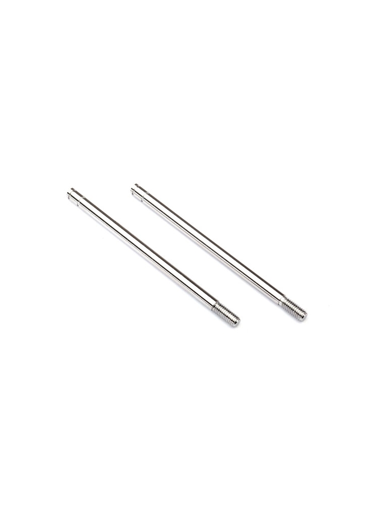 Traxxas Shock shafts, steel, chrome finish (xx-long) (2)
