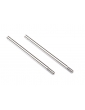 Traxxas Shock shafts, steel, chrome finish (xx-long) (2)