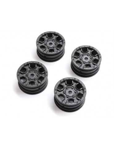 Axial Wheel 1.0" Ford Bronco Black (4): SCX24