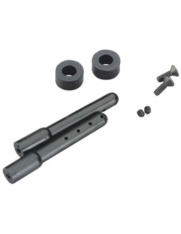 Duratrax Nylon Body Post Black 2" (2)