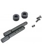 Duratrax Nylon Body Post Black 2" (2)