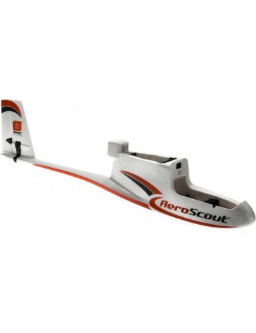 Hobbyzone Fuselage with Elev/Rudder Servos: AeroScout 1.1m