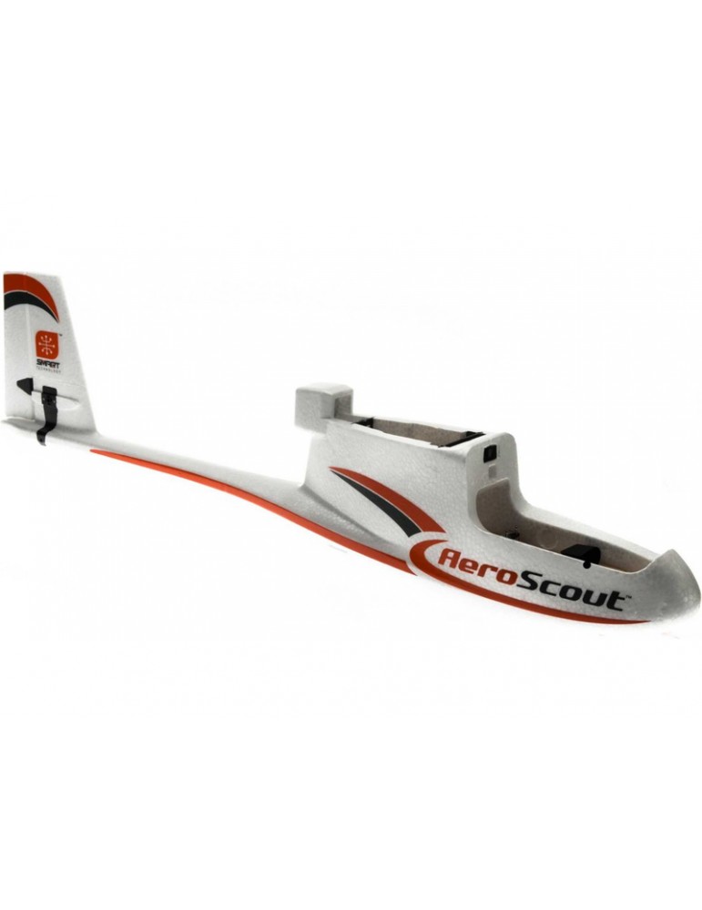Hobbyzone Fuselage with Elev/Rudder Servos: AeroScout 1.1m
