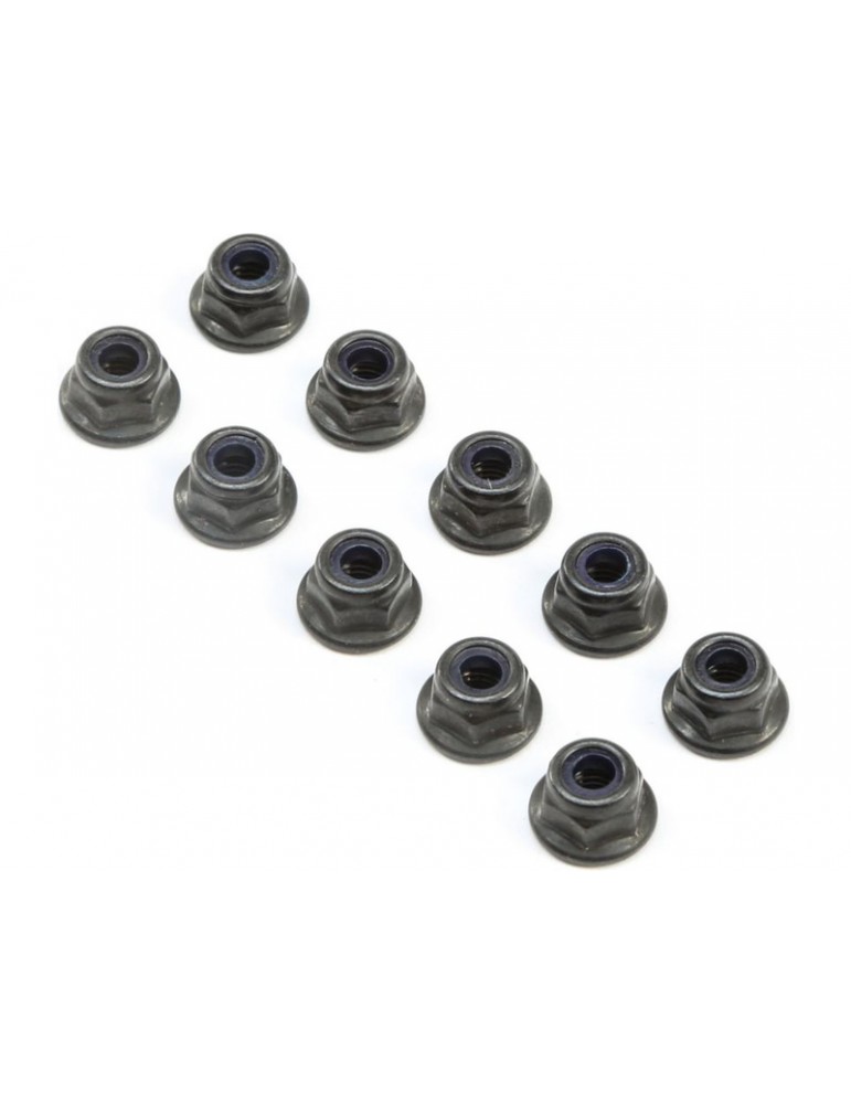 M4 Flanged Lock Nuts (10)