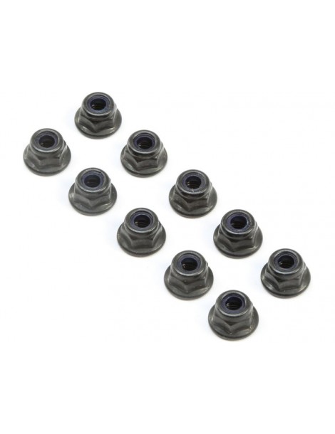 M4 Flanged Lock Nuts (10)