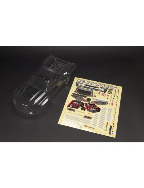 Arrma Kraton 6S BLX Clear Bodyshell (inc. Decals)