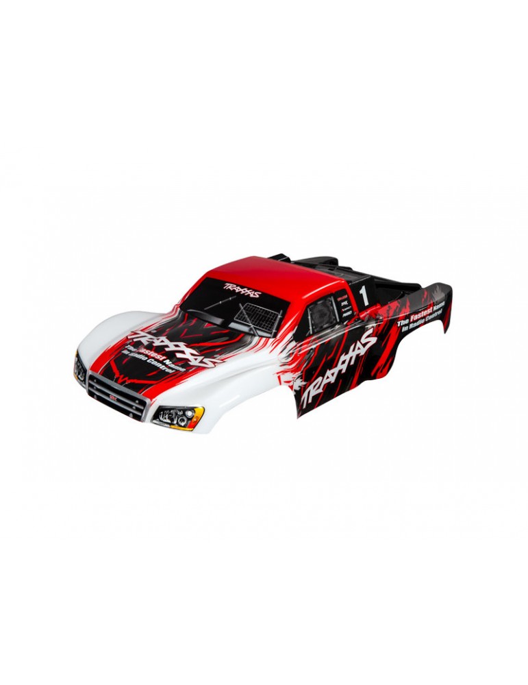 Traxxas Body, Slash 4X4, red (painted, decals applied)