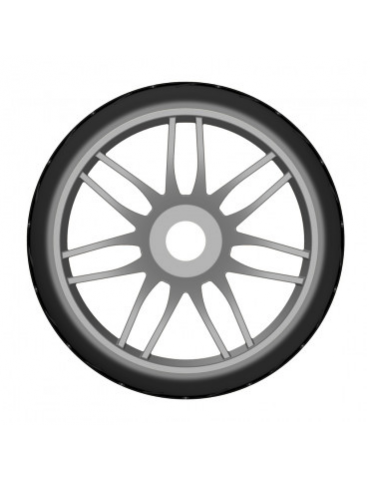 GRP GTK01-S5 - 1:8 Rally Game / GT Tires - S5 Compound - Medium (2 pcs)