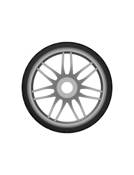 GRP GTK01-S5 - 1:8 Rally Game / GT Tires - S5 Compound - Medium (2 pcs)
