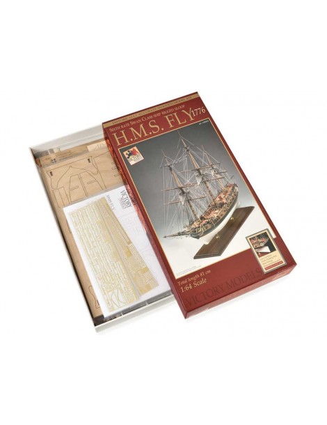 VICTORY MODELS H.M.S. Fly 1776 1:64 kit