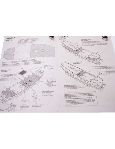 VICTORY MODELS H.M.S. Fly 1776 1:64 kit