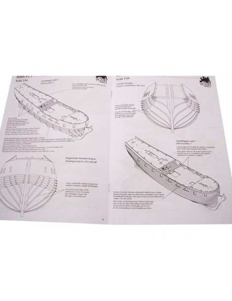 VICTORY MODELS H.M.S. Fly 1776 1:64 kit