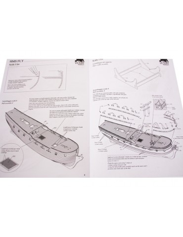 VICTORY MODELS H.M.S. Fly 1776 1:64 kit