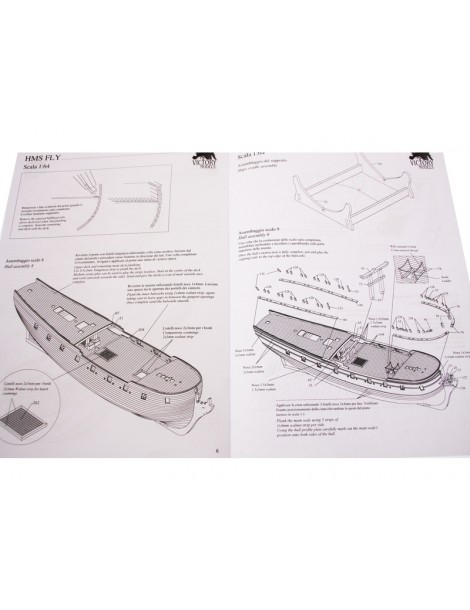 VICTORY MODELS H.M.S. Fly 1776 1:64 kit