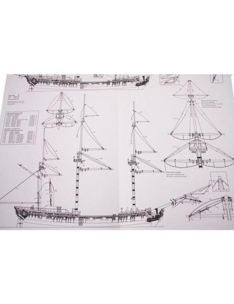 VICTORY MODELS H.M.S. Fly 1776 1:64 kit
