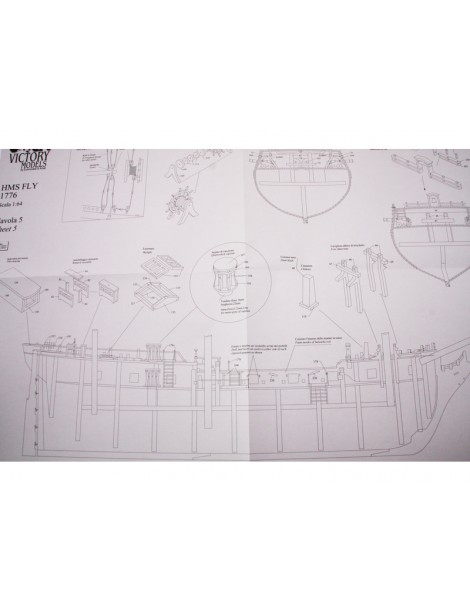 VICTORY MODELS H.M.S. Fly 1776 1:64 kit