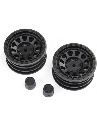 Axial Wheels 1.9" Black Rhino Primm 12mm Hex Black (2)
