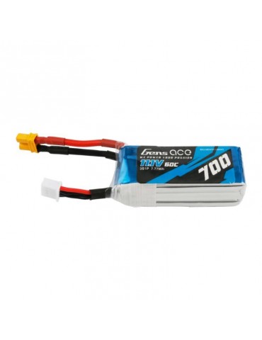 GensAce 700mAh 11.1V 60C 3S1P XT30 battery