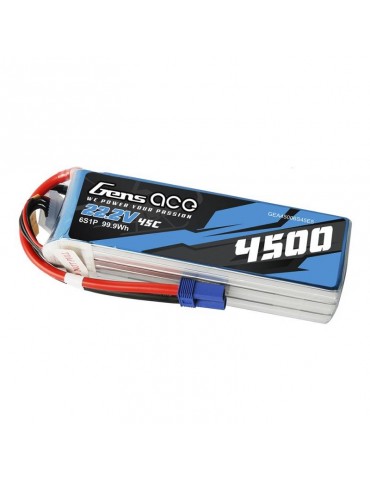 Battery Gens Ace 4500mAh 22.2V 45C 6S1P