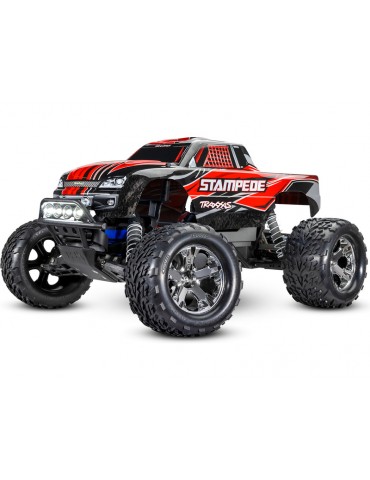 Traxxas Stampede 1:10 RTR red with LED lights