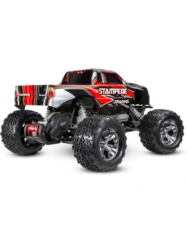 Traxxas Stampede 1:10 RTR red with LED lights