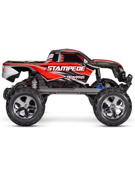Traxxas Stampede 1:10 RTR red with LED lights