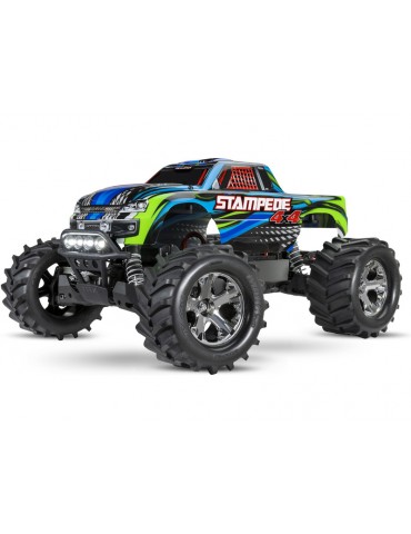 Traxxas Stampede 4WD 1:10 RTR blue with LED lights