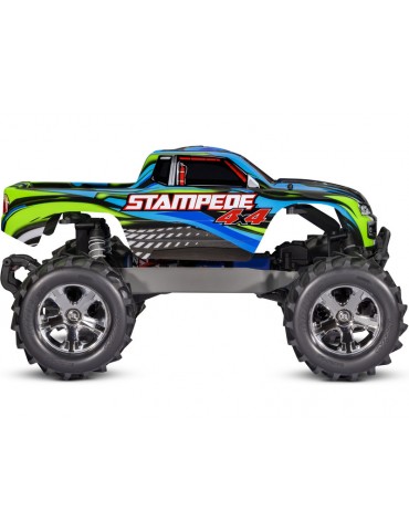 Traxxas Stampede 4WD 1:10 RTR blue with LED lights