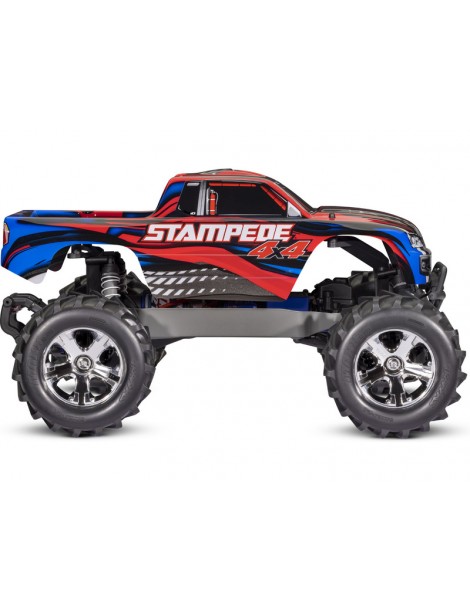 Traxxas Stampede 4WD 1:10 RTR blue with LED lights
