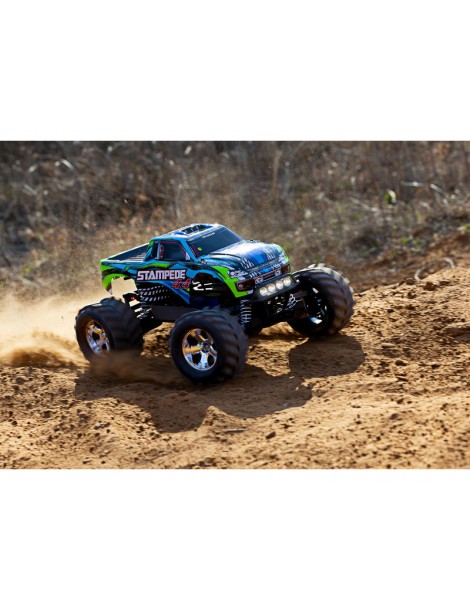 Traxxas Stampede 4WD 1:10 RTR red with LED lights
