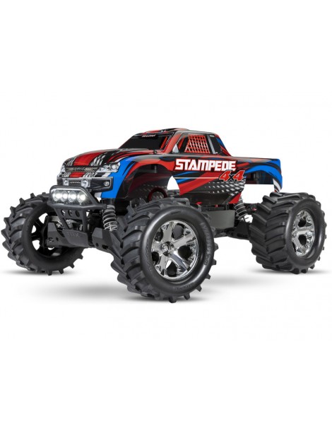 Traxxas Stampede 4WD 1:10 RTR red with LED lights