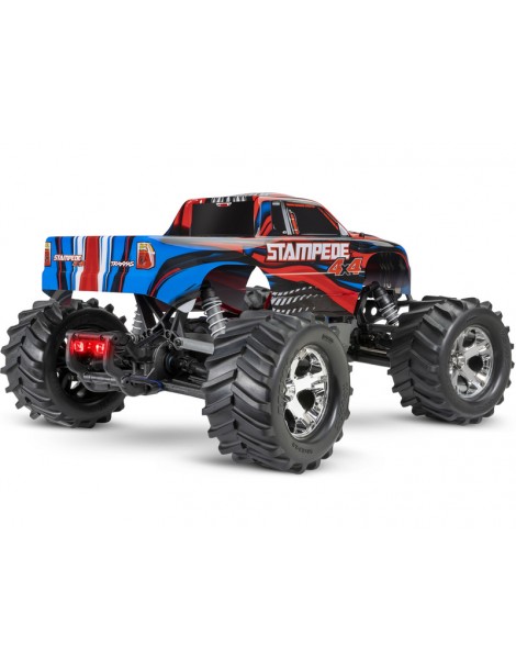 Traxxas Stampede 4WD 1:10 RTR red with LED lights